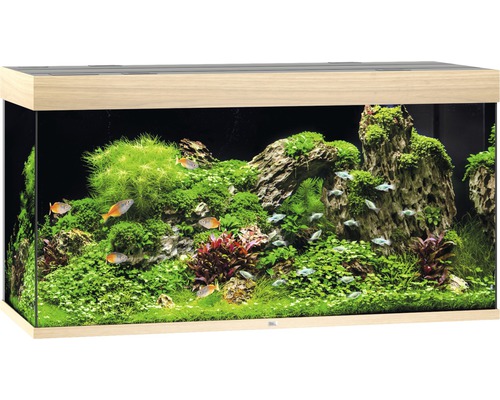 Aquarium Juwel Rio 350 LED sans meuble bas bois clair