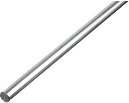 Barre ronde Aluminium argent 5 , 2 m