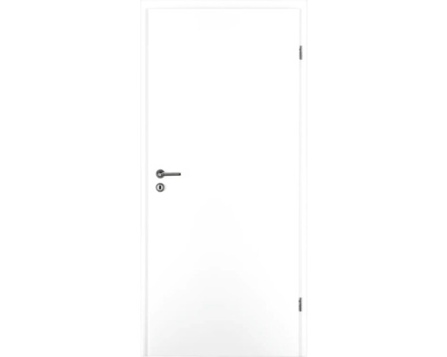Porte intérieure blanche avec garniture de poignée