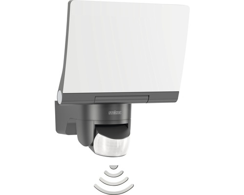 Projecteur LED avec capteur Steinel 19,3 W 2124 lm 3000 K blanc chaud Hxl 212x180 mm XLED Home 2 XL S graphite Projecteur LED avec capteur Steinel 19,3 W 2124 lm 3000 K blanc chaud Hxl 212x180 mm XLED Home 2 XL S graphite
