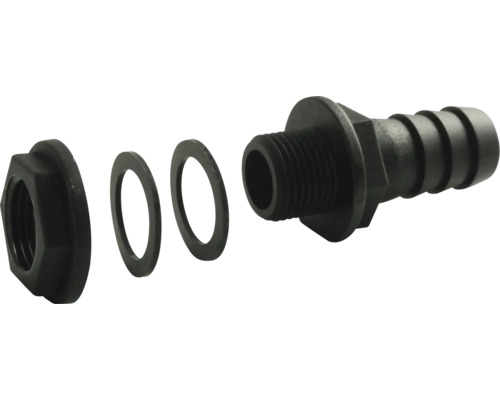 Raccord de citerne Marley pour flexible ¾'' set = 2 pces Raccord de tuyau avec joints d''étanchéité pour le raccordement de tuyaux