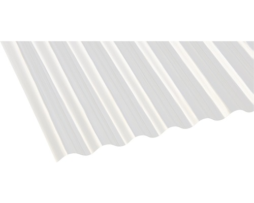 Plaque ondulée Gutta polyester sinus 76/18 naturel 2000 x 1000 x 0,8 mm