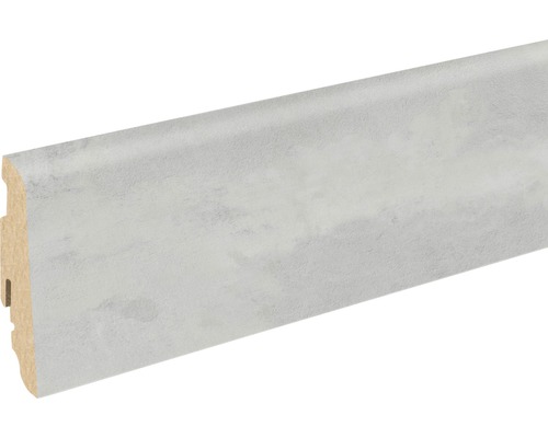 Plinthe SKANDOR Béton Clair FOFA704 FU60L 19 x 58 x 2400 mm Plinthe en bois décorée