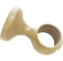 Gardinenstangenhalter aus Holz