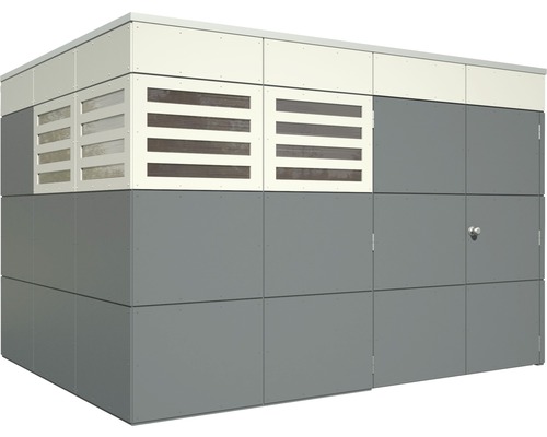 Gartengerätehaus mit Tür und Belüftung