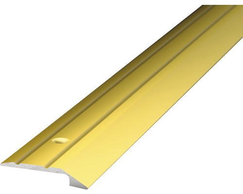 Profilé de finition Prinz aluminium or perforé 30 x 1000 mm Profilé de transition métallique pour revêtements de sol