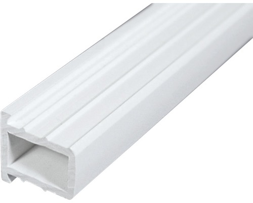 Profilé PVC rigide Gutta pour panneaux alvéolés/plaques alvéolaires de 16 mm 3500 x 24 x 22 mm