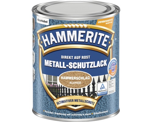 Hammerite Metallschutzlack direkt auf Rost, Farbton Kupferschlag