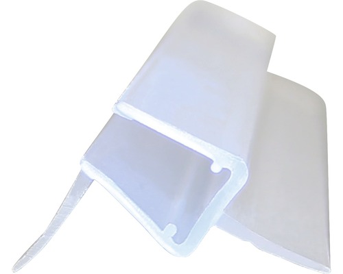 Profilé d'évacuation de l'eau adapté au verre de 6 à 8 mm longueur de 2 010 mm Joint de douche pour portes de douche
