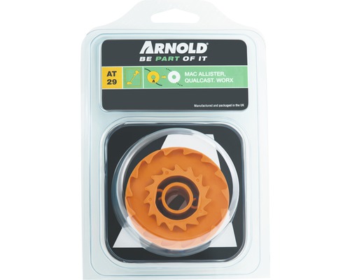 Bobine de fil Arnold AT 29 pour coupe-bordures, emballée