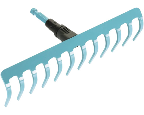 Rateau de jardin avec dents et manche réglable