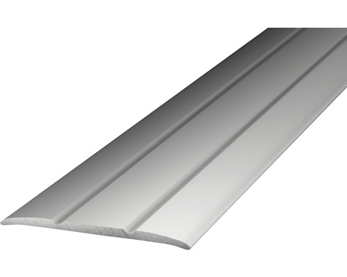 Barre de seuil autocollant en aluminium argent 38x1000 mm