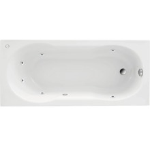 Einbau Whirlpool Körperformbadewanne Rechteckbadewanne OTTOFOND Banea 75 x 170 cm weiß glänzend 56450-thumb-0