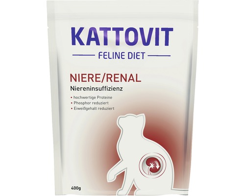 Croquettes pour chats Kattovit Niere/Renal 400 g