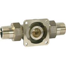 Messingfitting mit Innengewinde und Flansch