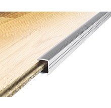 Profilé de transition en aluminium sur sol stratifié