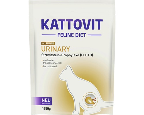 Pâtée pour chats Kattovit Urinary poulet 1250 g