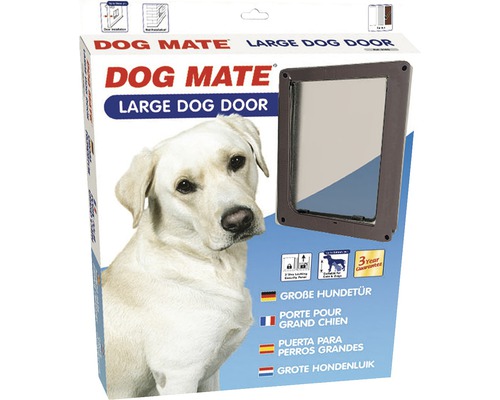 Porte pour chien Dog Mate taille L 441x366 mm marron
