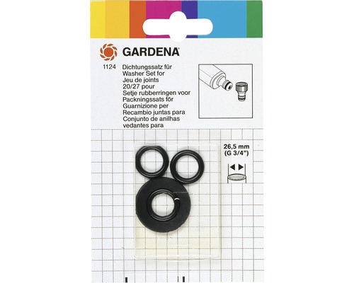 Gardena Dichtungssatz für 26,5 Millimeter Anschlüsse