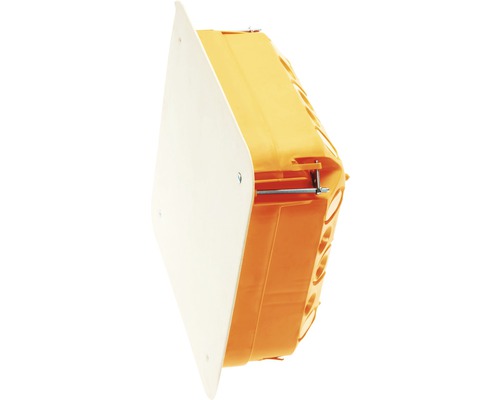 Boîte de dérivation pour mur creux Kaiser 9196-91 avec couvercle h165 x l165 x p72 mm orange/blanc