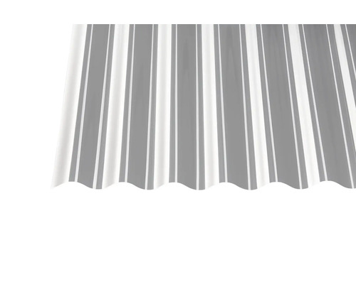 Plaque ondulée en plastique