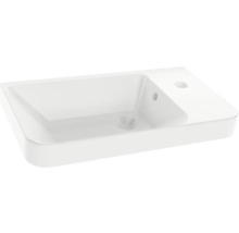Lave-mains en céramique FACKELMANN Milano 55,5x30 cm blanc gauche-thumb-0
