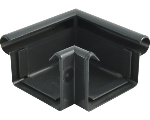 Angle extérieur Marley plastique carré 90 degrés gris anthracite RAL 7016 DN 70 mm