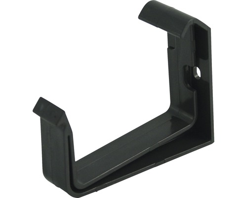 Marley Support de gouttière plastique carré gris anthracite RAL 7016 DN 70 mm Support de gouttière en plastique