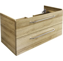 Waschtischunterschrank FACKELMANN Milano BxHxT 100 x 49,2 cm x 47,5 cm Frontfarbe asteiche holzdekor 84212