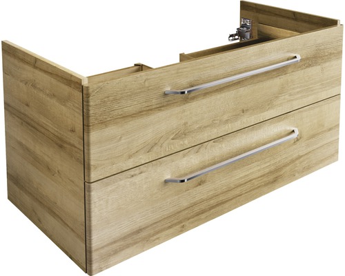 Waschtischunterschrank FACKELMANN Milano BxHxT 100 x 49,2 cm x 47,5 cm Frontfarbe asteiche holzdekor 84212