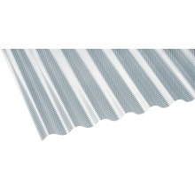 Gutta Acryl Wellplatte Sinus 76/18 Wabenstruktur glasklar schlagzäh 2700 x 1045 x 3 mm-thumb-2