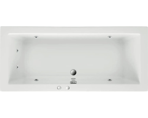 Einbau Whirlpool Rechteckbadewanne Körperformbadewanne OTTOFOND Matrix 75 x 170 cm weiß glänzend 56600