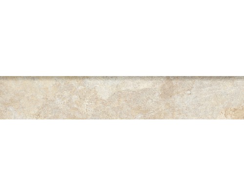 Carrelage de plinthe en grès-cérame Ardesia 8x45 cm amande