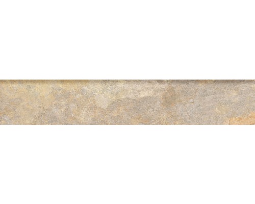 Carrelage de plinthe en grès-cérame Ardesia 8x45 cm ocre