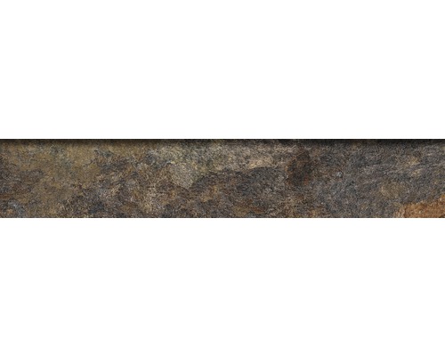 Carrelage de plinthe en grès-cérame Ardesia 8x45 cm naturel Motif de carreaux aspect pierre