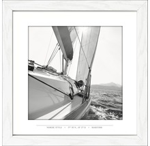Gerahmtes Bild Regatta II 35x35 cm