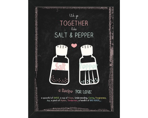 Tableau Salt & Pepper 35x45 cm