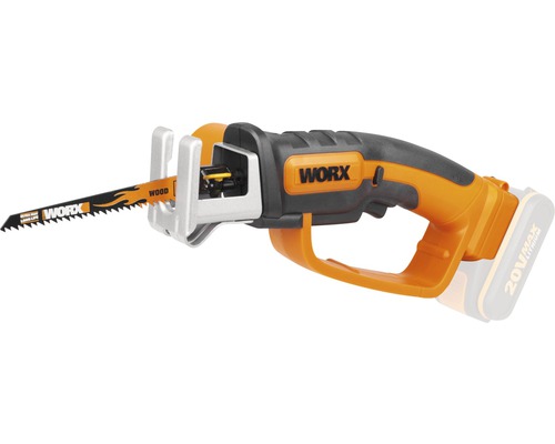 Scie à main sans fil Quiksaw WORX 20V WG894E.9, sans batterie ni chargeur Scie sabre sans fil Worx avec lame de scie pour bois