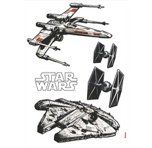 Sticker mural Disney Edition 4 Disney Star Wars Spaceships 100 x 70 cm-thumb-0