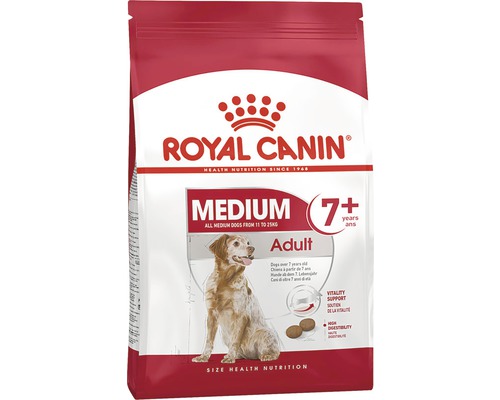 Nourriture pour chiens Royal Canin médium Adulte 7+, 15 kg