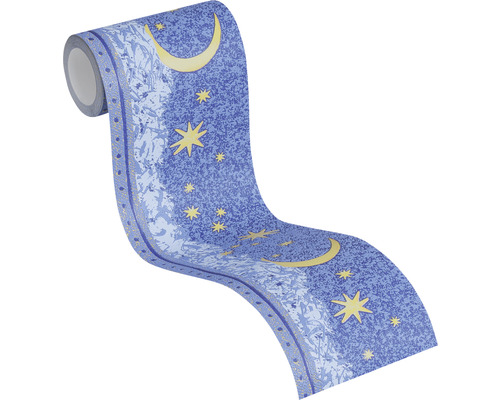 Bordüre mit Mond- und Sternmotiven