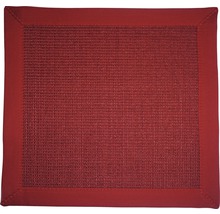Quadratischer Teppich mit Textilrahmen