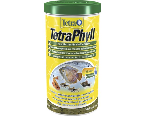 Tetra TetraPhyll Hauptfutter für Zierfische