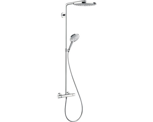 Colonne de douche avec thermostat hansgrohe Raindance Select S Showerpipe 240 2jet chrome brillant 27129000