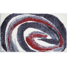 Badteppich Grund COLANI 42 70 x 120 cm grau rot