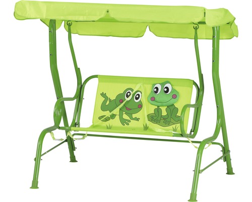 Balancelle pour enfants Siena Garden 77 x 117 x 107 cm tissu textile 2 places vert