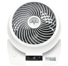 Weißer Vornado-Ventilator mit Digitalanzeige