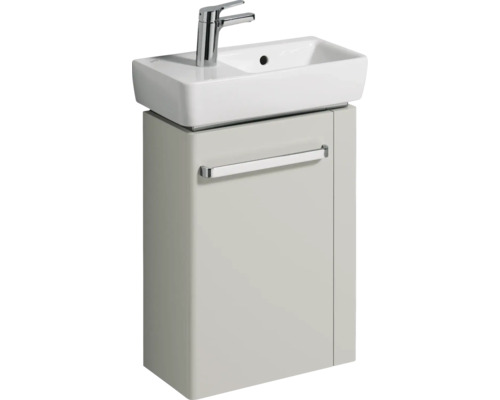 Vasque avec meuble sous-vasque et robinet pour la salle de bain