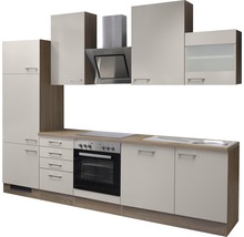 Cuisine complète Flex Well avec appareils Nepal 280 cm cachemire brillant démontée variante réversible 00008902