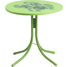 Grüner Kindertisch mit Froschmotiv